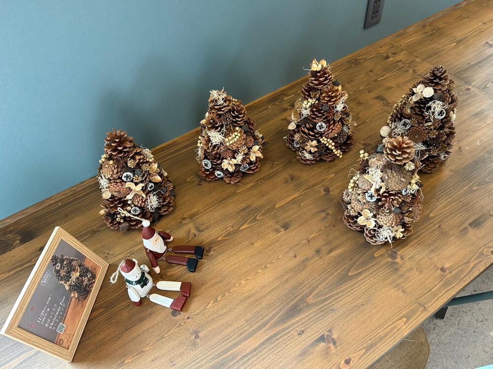 松ぼっくりでChristmasTreeを開催しました | タイコウハウジング
