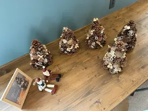 松ぼっくりでChristmasTreeを開催しましたの画像